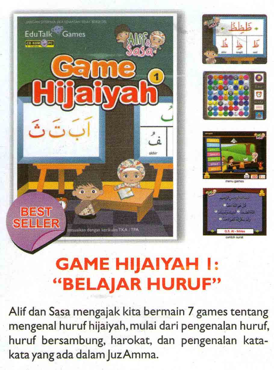 VCD Game Hijaiyah 1 