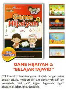 VCD Anak Muslim, Games Hijaiyah 1 “Belajar Huruf”, CDROM ET28R
